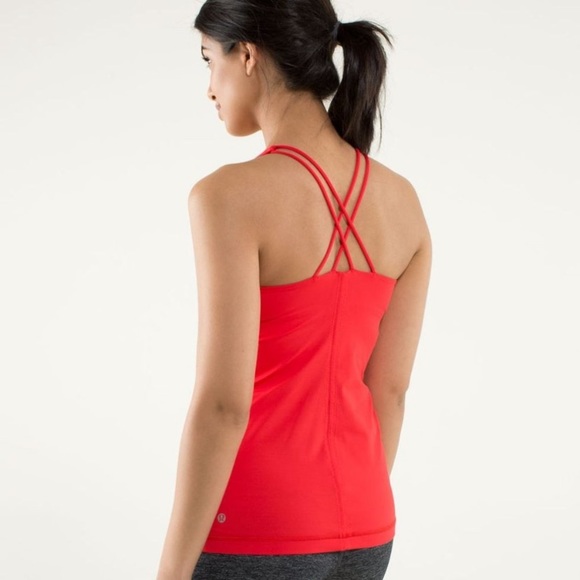 lululemon athletica Tops - Lululemon Free to be Red Tank 8